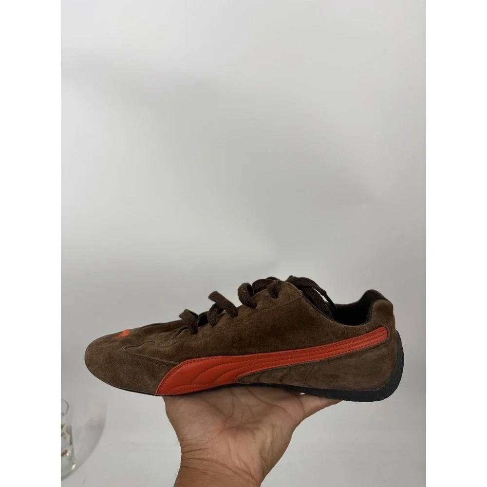 PUMA Speedcat OG Mens Size 7.5 Orange & Brown Sneakers / Shoes
